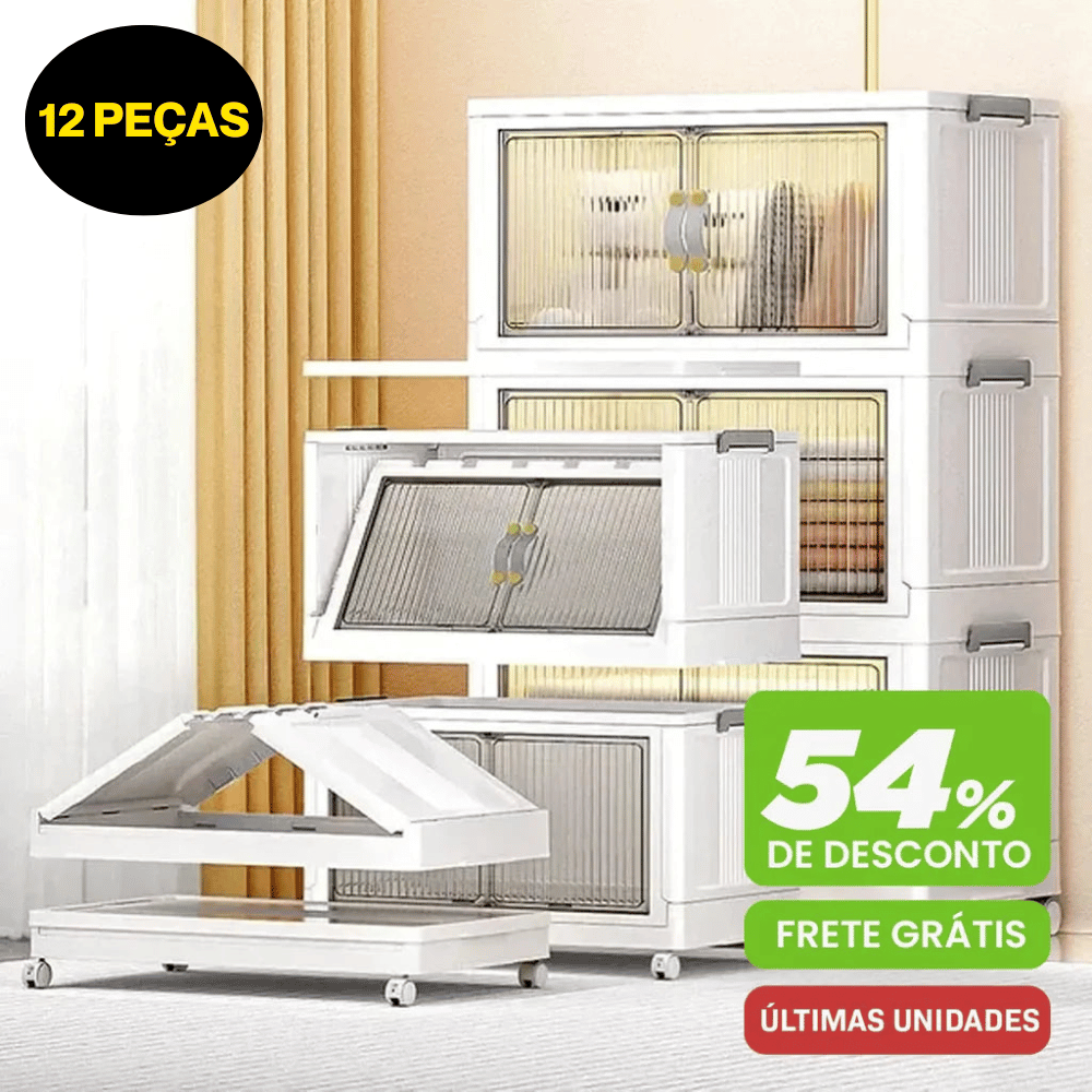 Caixas Organizadoras 12 Peças